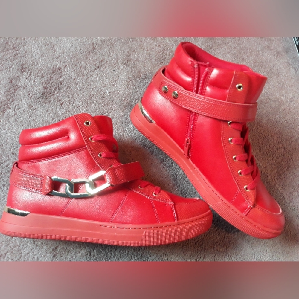 Women's Aldo red sneaker size 10